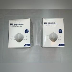 KN-95 Disposable Masks GB2626-2006, 2 BOXES OF 50 EACH